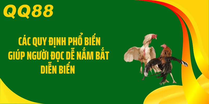 Các quy định phổ biến giúp người đọc dễ nắm bắt diễn biến